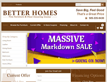 Tablet Screenshot of betterhomesdansville.com